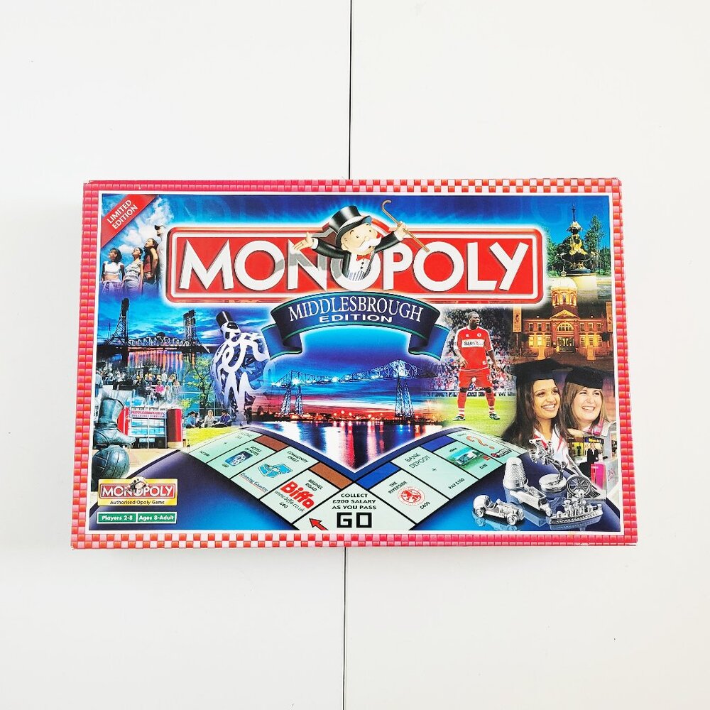 Monopoly Middlesbrough FC MFC Limited Edition Boardgame - Like New